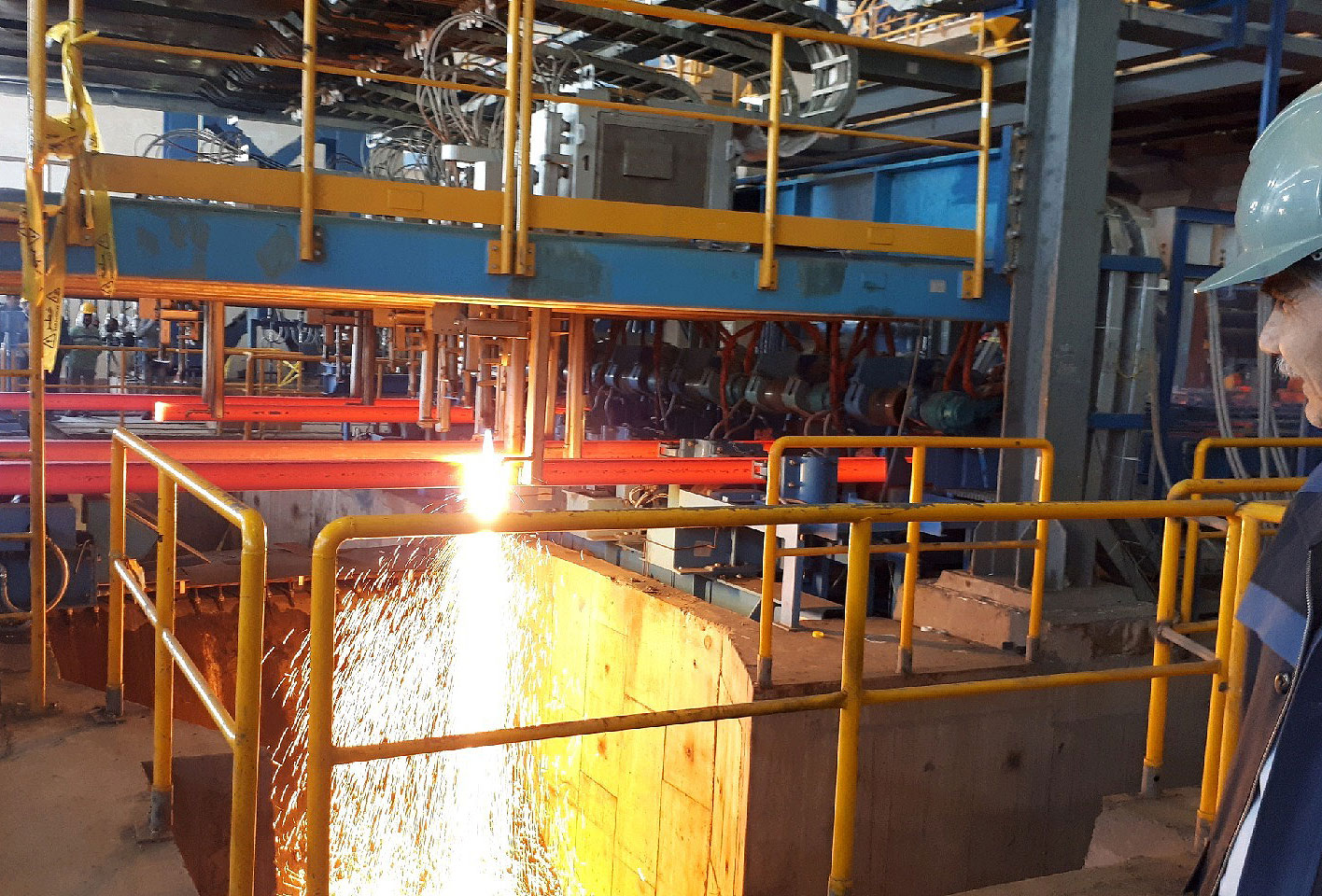 کارخانه بزرگ تولید شمش های فولادی در سیرجان افتتاح شد