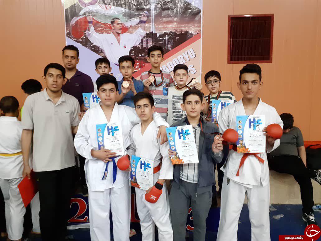 کاراته کا‌های کرمانی و کسب ۱۳ مدال از رقابت‌های کشوری