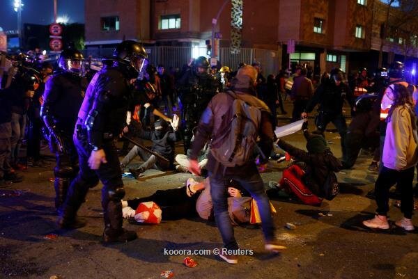بازداشت ۹ نفر و زخمی شدن ۴۶ نفر بعد از آشوب در ال کلاسیکو