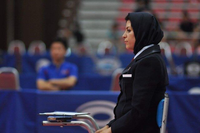 قضاوت داور زن ایرانی در رقابت‌های انتخابی المپیک ۲۰۲۰