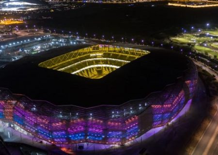 سومین ورزشگاه جام جهانی ۲۰۲۲ کامل شد