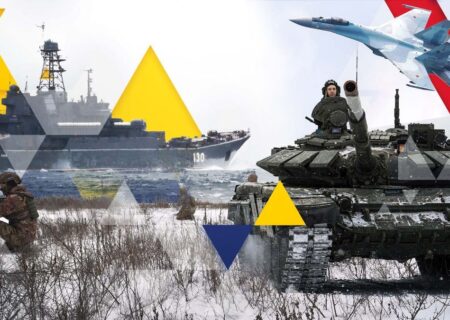 ۵ جنگنده و ۶۴ نظامی اوکراینی از بین رفتند