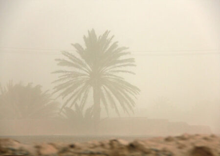 طوفان و احتمال گرد و غبار در استان