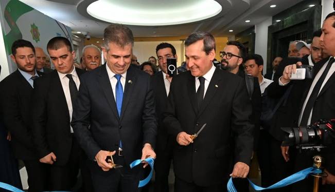 سفارت اسرائیل در عشق آباد رسما افتتاح شد