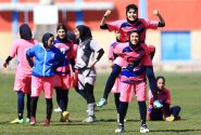 گزارش تصویری آخرین تمرین تیم بانوان شهرداری سیرجان، مقابل تیم خاتون بم