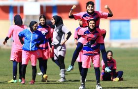 گزارش تصویری آخرین تمرین تیم بانوان شهرداری سیرجان، مقابل تیم خاتون بم